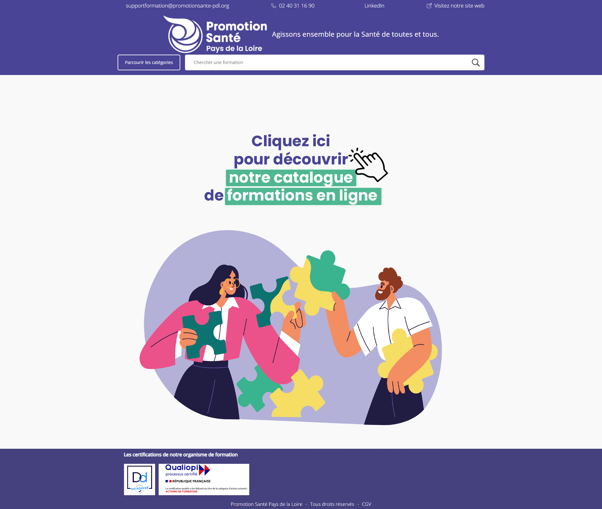 catalogue formation en ligne